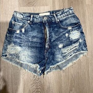High Waisted Garage Shorts